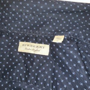 Authentic. (mens burberry button down )
